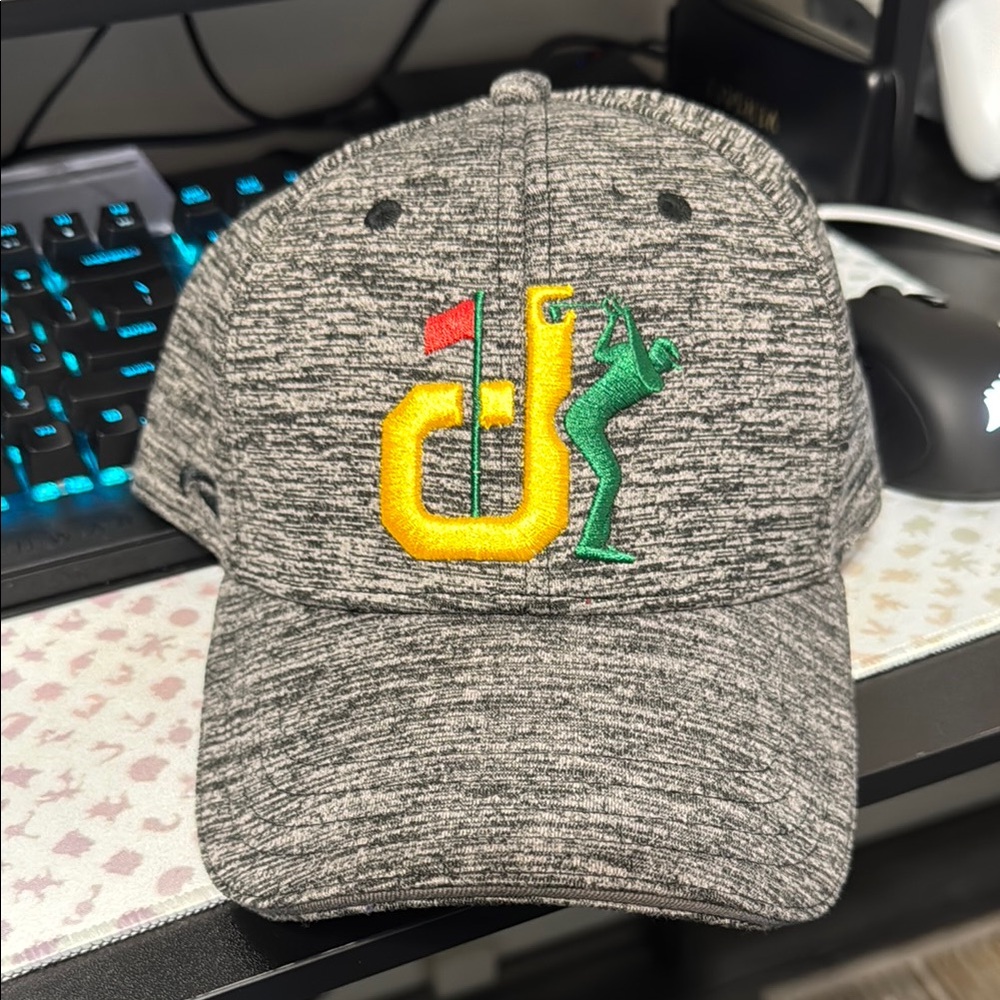 Gray Golf Logo Cap - Dustin Johnson